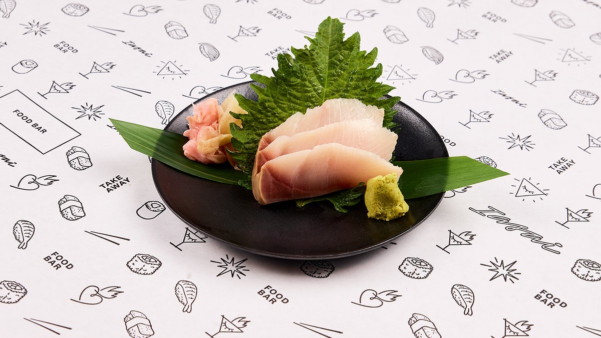 Hamachi sashimi